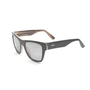 Maui Jim Ekolu Mj 867-02B Black and Tan / Dual Mirror Silver to Black  Polarized